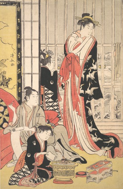 Escena Interior, ca. 1788 de Torii Kiyonaga