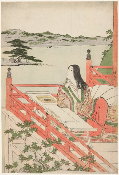Murasaki Shikibu de Torii Kiyonaga