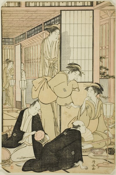 El Octavo Mes, de la serie "Doce Meses en el Sur" de Torii Kiyonaga