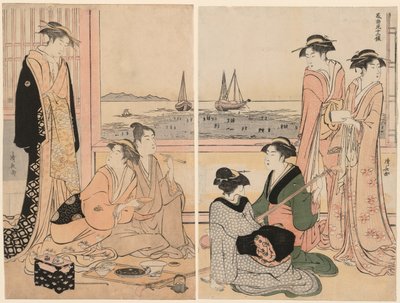 El cuarto mes, de la serie "Doce meses en el sur (Minami juni ko)" de Torii Kiyonaga