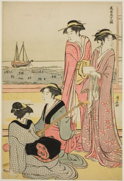El cuarto mes, de la serie "Doce meses en el sur (Minami juni ko)" de Torii Kiyonaga
