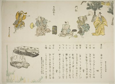 La Danza Saruwaka de Torii Kiyonaga