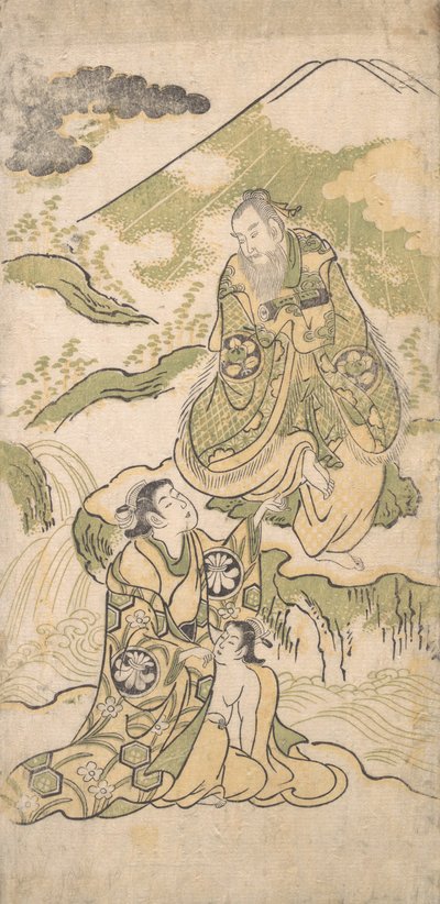 Escena de un drama, ca. 1749 de Torii Kiyonobu I