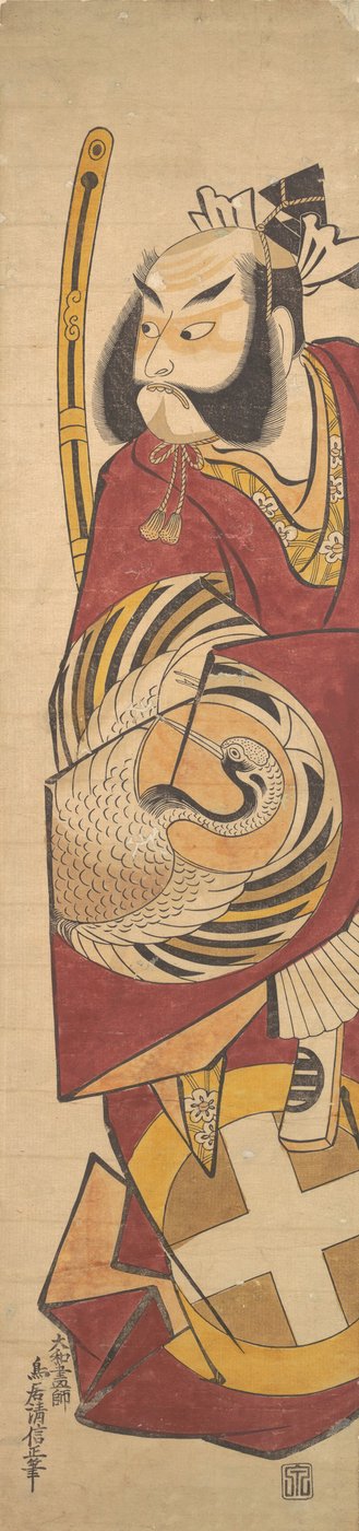El actor Bando Hikosaburo 1º, ca. 1725 de Torii Kiyonobu I
