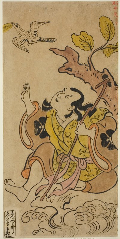 El actor Bando Matakuro I de Torii Kiyonobu I