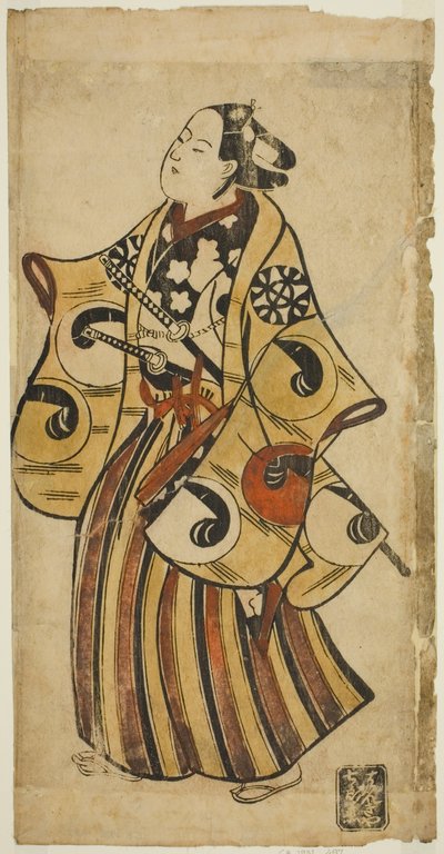 El actor Nakamura Denkuro I de Torii Kiyonobu I