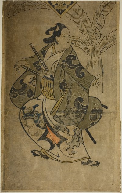 El actor Shinomiya Heihachi de Torii Kiyonobu I