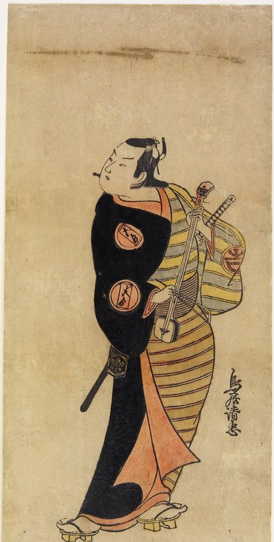 Actor Ichimura Takenoj? IV como el paje Kichisabur?, 1718 de Torii Kiyotada