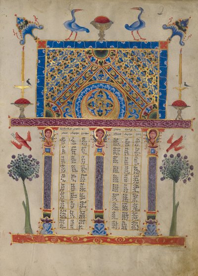 Página de la tabla de cánones de Toros Roslin