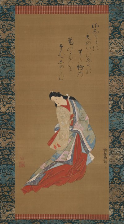 Cortesana de Pie, ca. 1720 de Tosendo Rifu