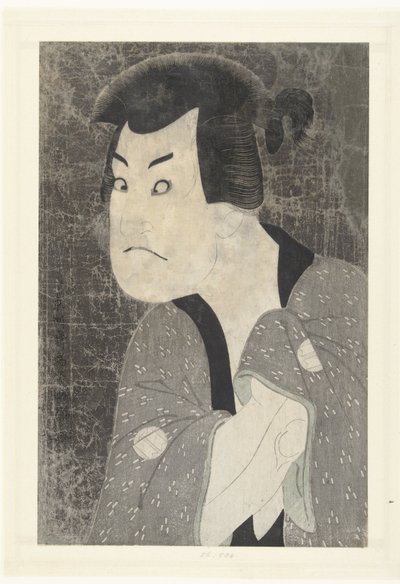 El mejor retrato que se pudo hacer en Hangoro. de Toshusai Sharaku
