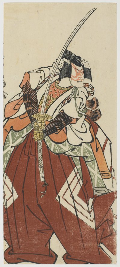 Ichikawa Komazo III como Shinozuka Goro, 1794 de Toshusai Sharaku