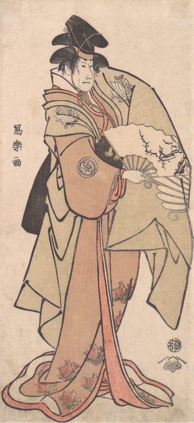 Segawa Kikunojo III en un papel no identificado, 1794-95 de Toshusai Sharaku