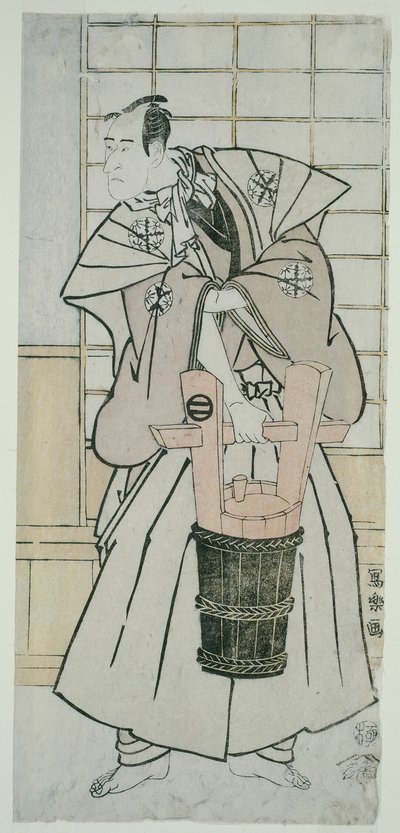Actoe Ichikawa Komazo llI como Nitta Yoshisada, En realidad Oyamada Taro Takaie (Sandai-me Ichikawa Komazo no Nitta Yoshisada, jitsuwa Oyamada Taro Takaie) de Toshusai Sharaku