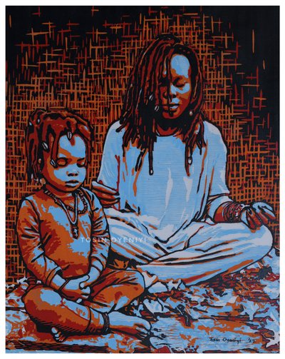 Madre e hijo en paz de Tosin Oyeniyi