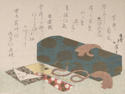 Buzón y Porta-palillos, siglo XIX de Totoya Hokkei