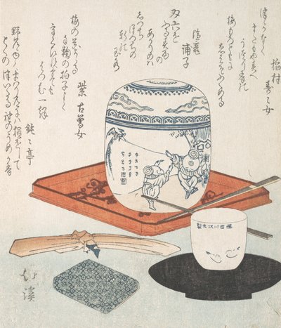 Cosas de té de Totoya Hokkei
