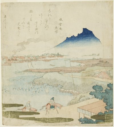 Vista del río Sumida de Totoya Hokkei