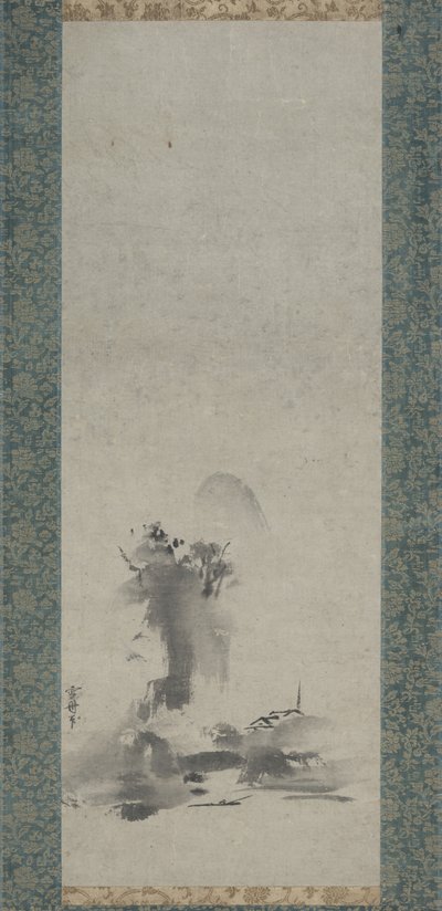 Haboku, paisaje de tinta salpicada de Toyo Sesshu