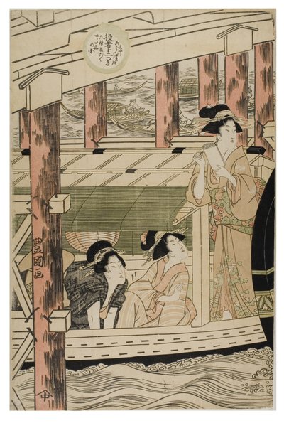 Actores en los Doce Meses de Toyokuni Utagawa