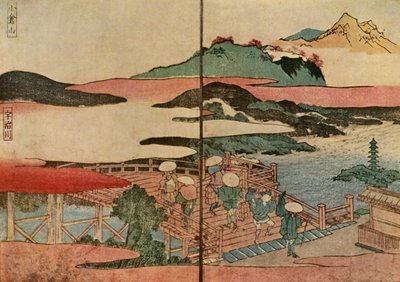Monte Ogura y el río Uji, 1824, 1924 de Toyota Hokkei
