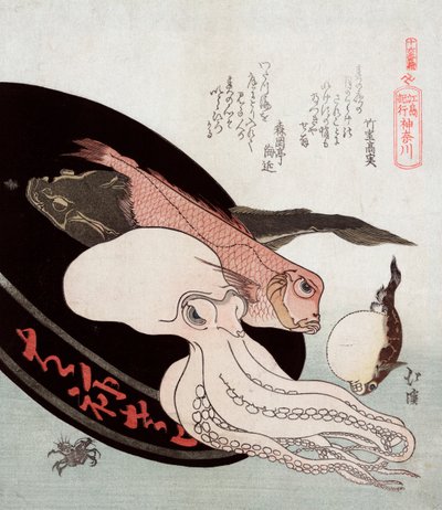 Pulpo y Peces del Océano de Toyota Hokkei