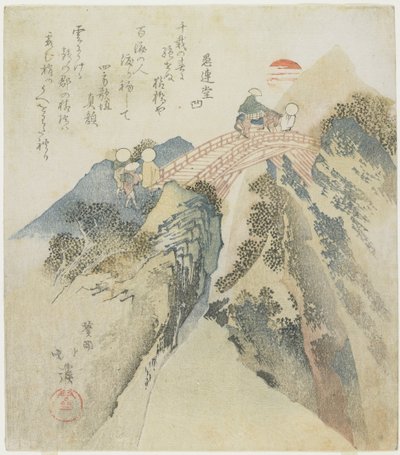 Vista del Puente del Mono, 1824 de Toyota Hokkei