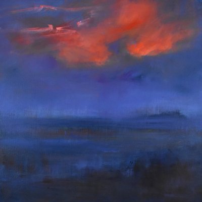 Quietud apremiante, 2019 (óleo sobre lienzo) de Tracy Lambros