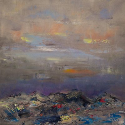 Isla de la fantasía , 2018 (óleo sobre lienzo) de Tracy Lambros
