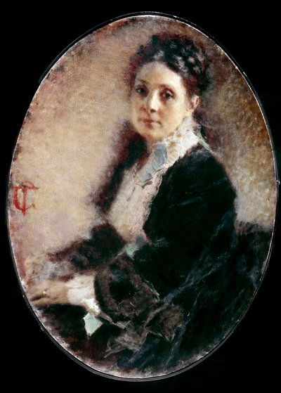Retrato de Madame Deschamps de Tranquillo Cremona