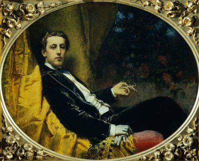 Retrato de Nicola Massa, por Tranquillo Cremona (1837-1878) de Tranquillo Cremona
