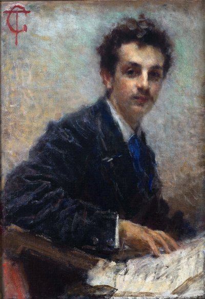 Retrato del compositor Benedetto Junck de Tranquillo Cremona