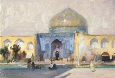 Tarde, Mezquita de las Damas, Isfahan de Trevor Chamberlain
