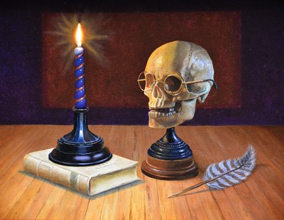 Vela y calavera, 2020 de Trevor Neal