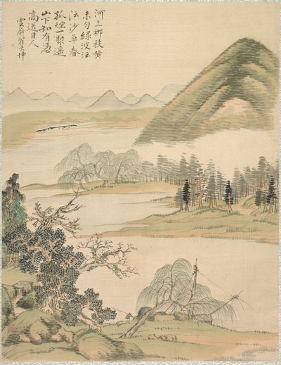 Willow Branches in Spring de Tsubaki Chinzan