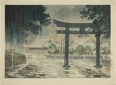 Santuario Futarasan en Nikko (Nikko Futarasan jinja) de Tsuchiya Kōitsu
