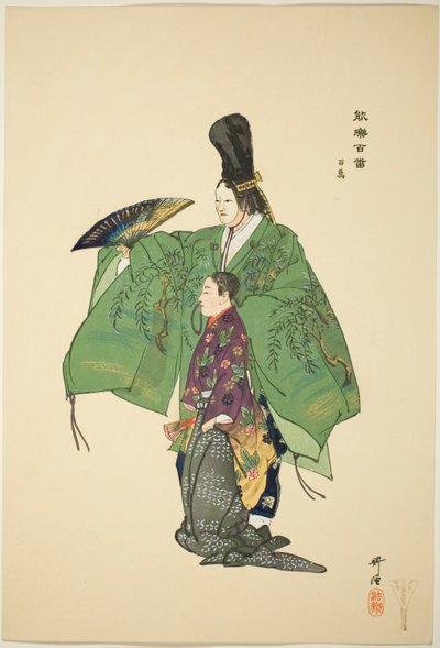 Hyakuman, de la serie "Cien No Dramas (Nogaku hyakuban)" de Tsukioka Kogyo