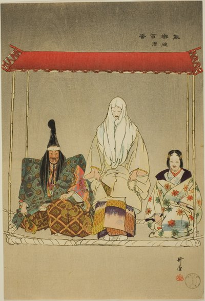 Ikari-Kazuki, de la serie "Cien No Dramas (Nogaku hyakuban)" de Tsukioka Kogyo