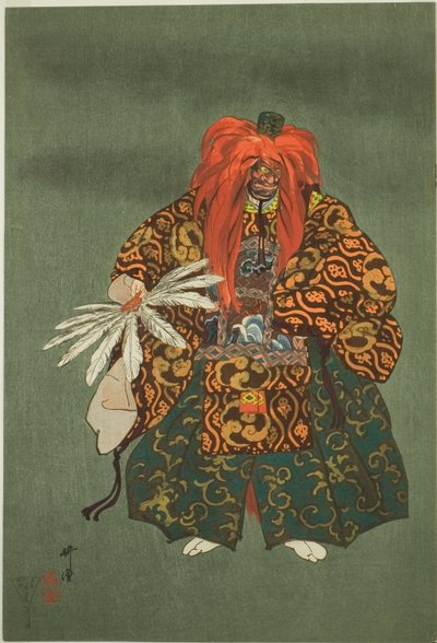 Kurama Tengu, de la serie "Cien No Dramas (Nogaku hyakuban)" de Tsukioka Kogyo