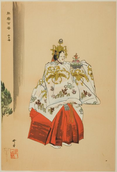 Seio-bo, de la serie "Cien No Dramas (Nogaku hyakuban)" de Tsukioka Kogyo