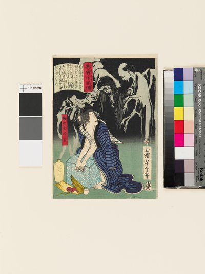 La mujer Shizunome Ohyaku de Tsukioka Yoshitoshi