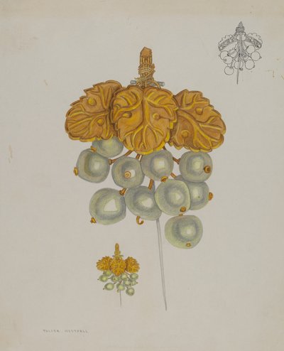 Alfiler de perla de Tulita Westfall