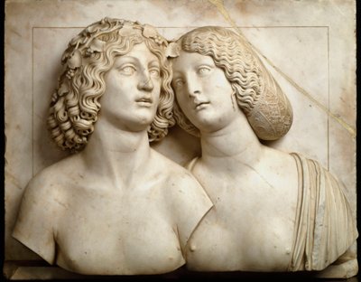 Baco y Ariadna. Alto relieve en mármol de Tullio Lombardo