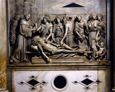 El milagro del corazón del usurero de Tullio Lombardo