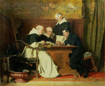 Los jugadores de ajedrez de Ture Nikolaus Cederstrom