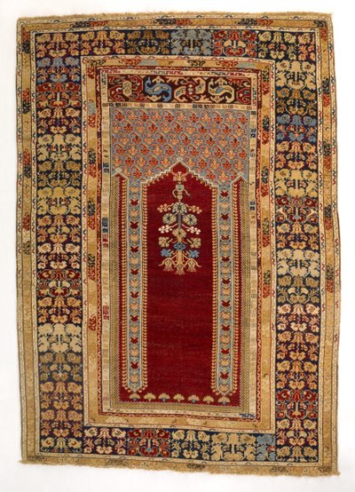 Alfombra de oración, Kula, Anatolia (lana) de Turkish School