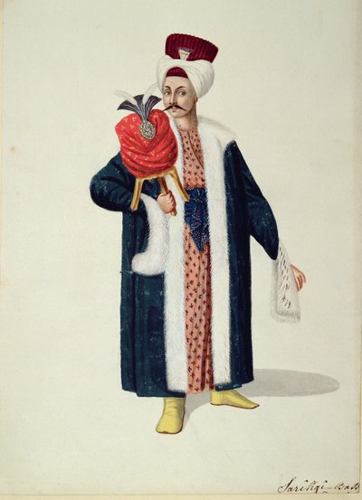 Sarik Basa, Maestro del Turbante, período otomano, tercer cuarto del siglo XVIII de Turkish School