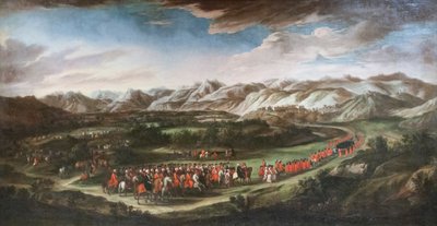 El cortejo de embajadores (óleo sobre lienzo) de Turkish School