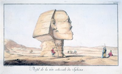 Gran Esfinge en Perfil, siglo XVIII de Tuscher Hafniae