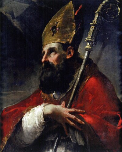 Agustín de Hipona (San Agustín) (354-430) de Ubaldo Gandolfi